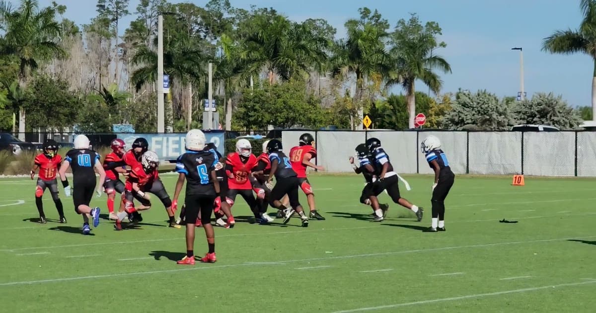 FBU Team Carolina athletes competing on the field